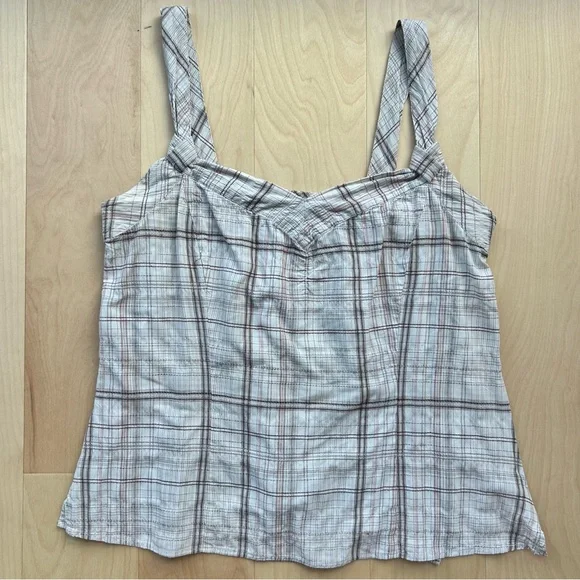 PLAID CAMI TOP - Picture 4 of 6